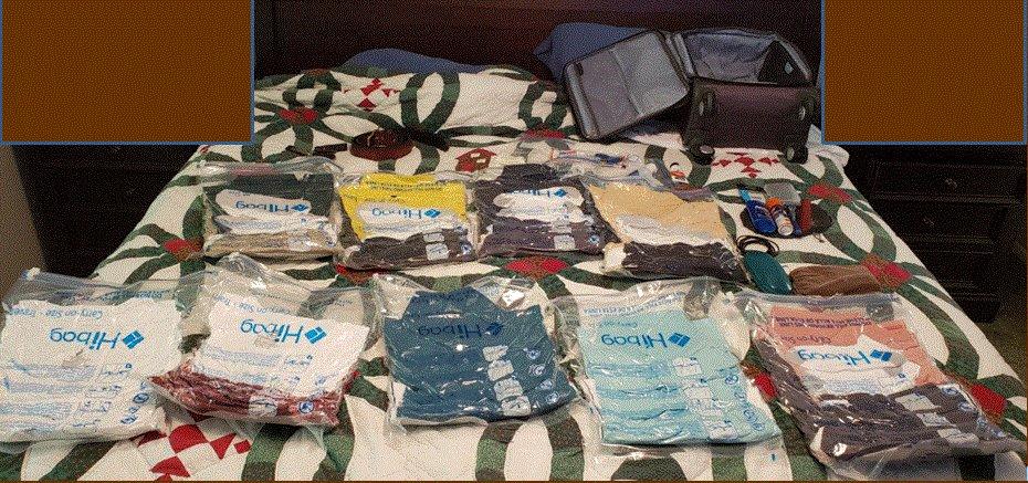 Samsonite Solyte DLX Softside Expandable Luggage with Spinner Wheels, Mediterranean Blue, Checked-Medium 25-Inch customer photo 2