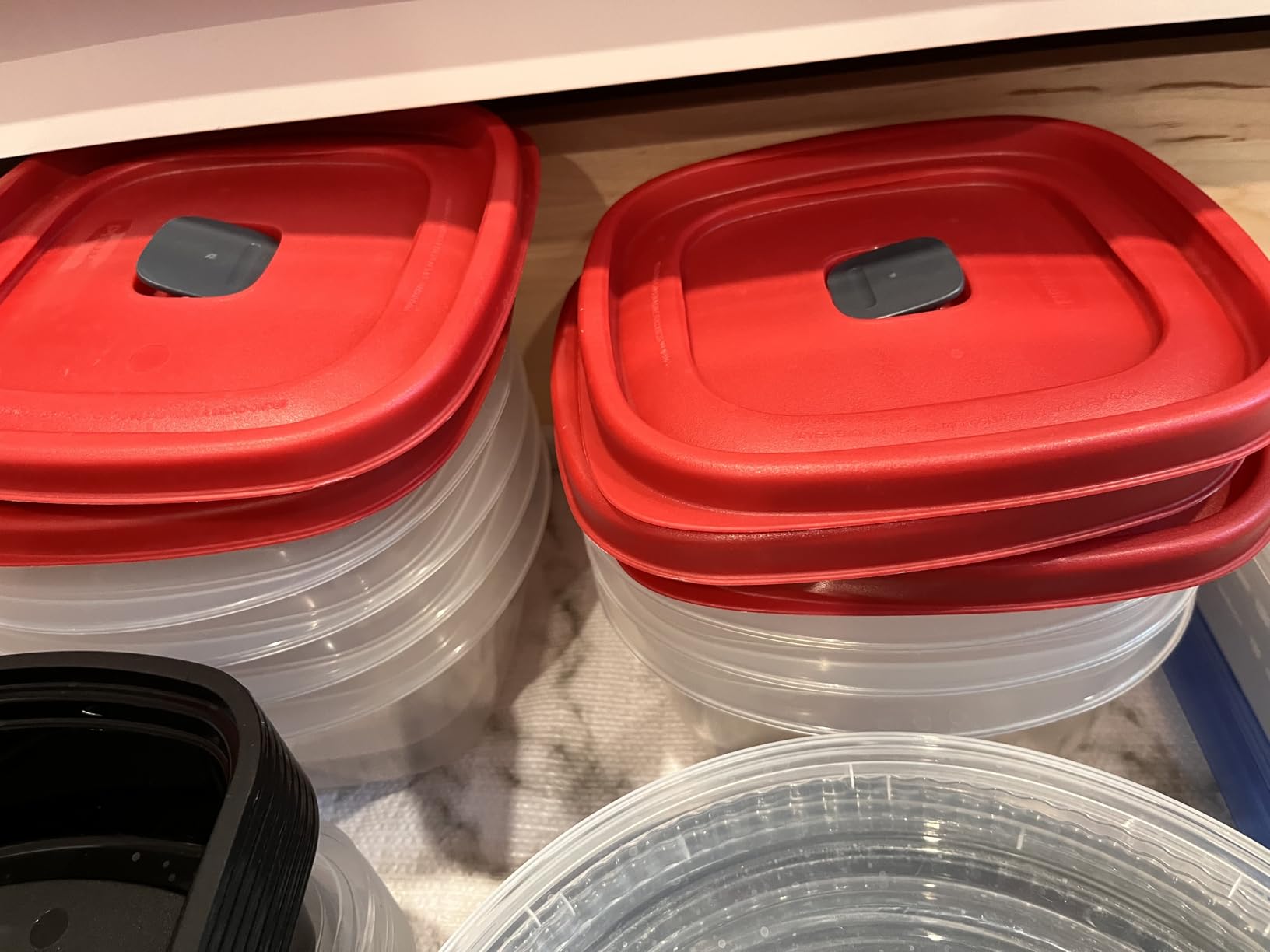 Rubbermaid 60-Piece Food Storage Containers with Lids, Microwave and Dishwasher Safe, Red Color, Ideal for Meal Prep and Pantry Storage customer photo 2