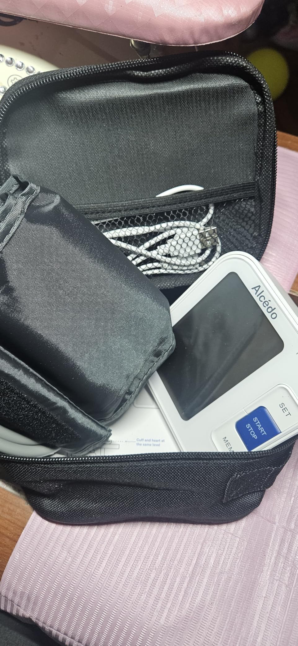 Alcedo Blood Pressure Monitor for Home Use, Automatic Digital BP Machine with Large Cuff for Upper Arm, LCD Screen, 2x120 Memory, Talking Function customer photo 2