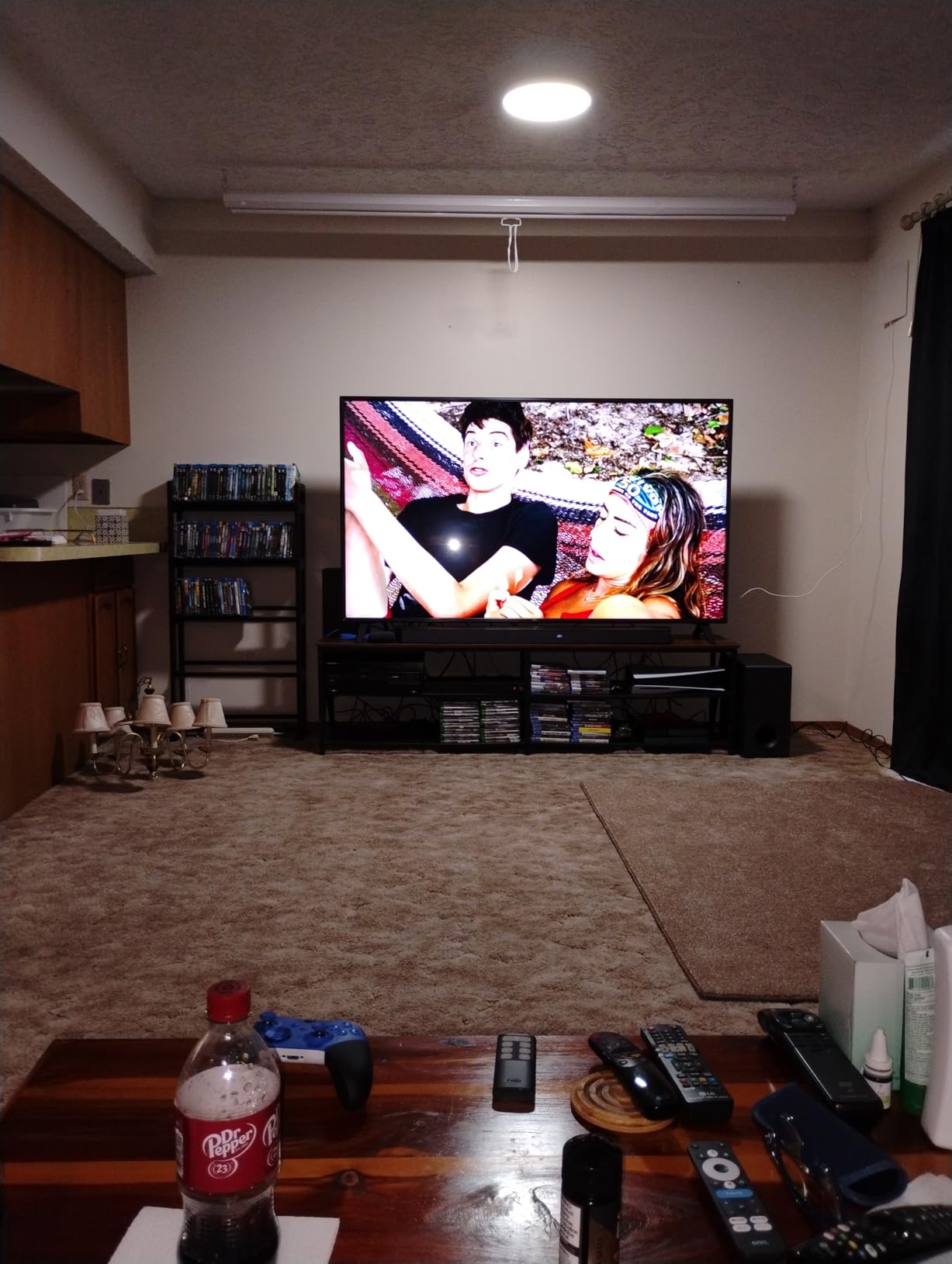 TALOYA Flush Mount 12 Inch Ceiling Light, 20W Surface Mount LED Light Fixture for Bedroom Kitchen, 5 Color Temperatures in One customer photo 1