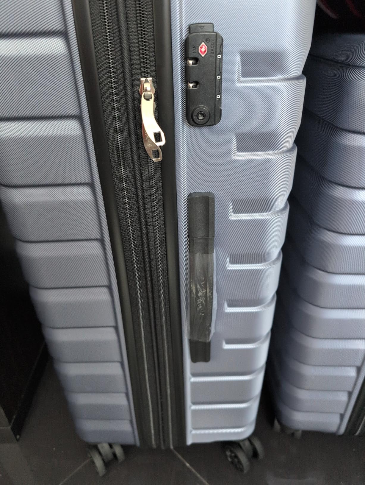 Coolife Luggage Sets, 3 Piece Hard Shell Suitcase Set with Spinner Wheels, Expandable Large Checked Luggage, Lightweight Rolling Carry On with TSA Lock Teal Blue customer photo 2