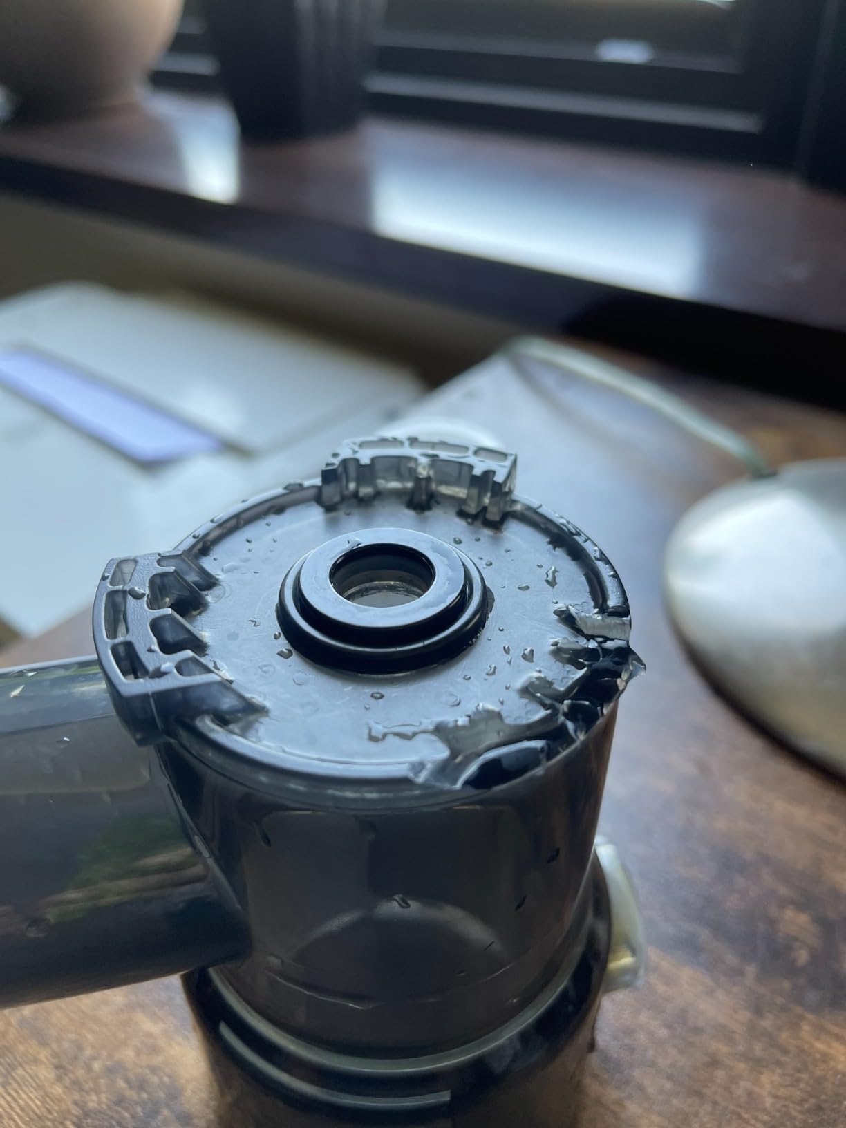 Jocuu Slow Masticating Juicer Machines with Soft Hard Modes Easy to Clean Quiet Motor & Reverse Function, Cold Press Juicer for Fruit & Vegetable, 90% Juice Yield, with Brush & Recipes, Grey customer photo 2