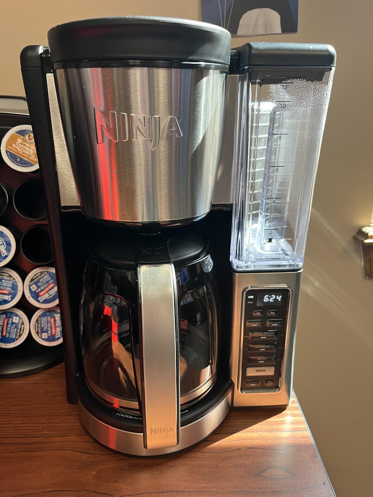 Ninja 12-Cup Programmable Coffee Brewer, 2 Brew Styles, Adjustable Warm Plate, 60oz Water Reservoir, Delay Brew - Black/Stainless Steel customer photo 2