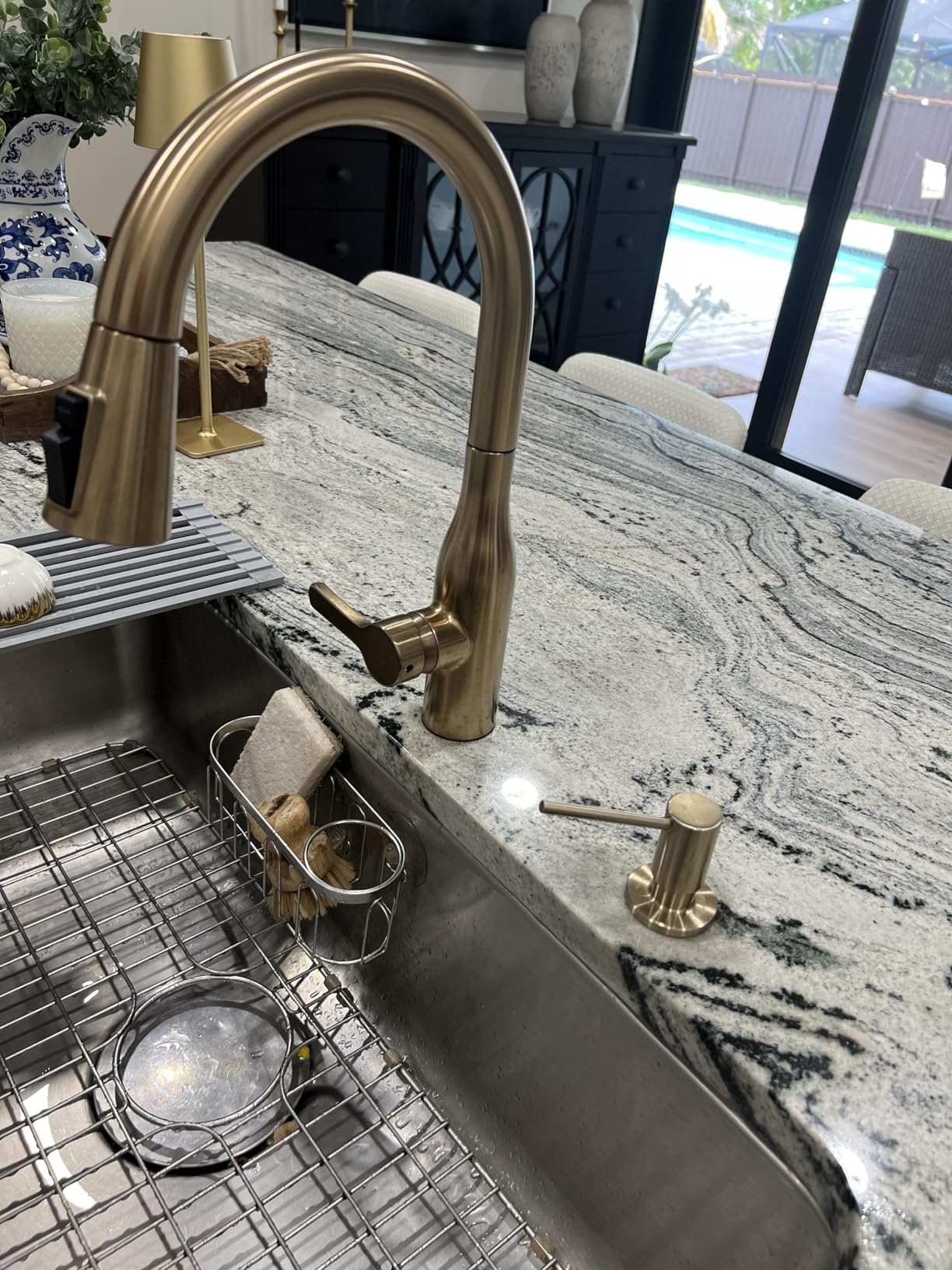 KRAUS Kitchen Soap and Lotion Dispenser in Spot Free Stainless Steel, KSD-43SFS customer photo 1