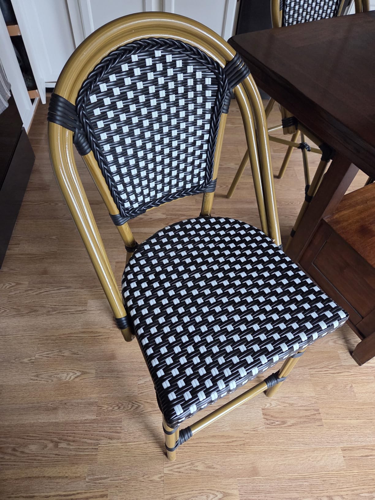 JONATHAN Y Vintage Filigree Indoor Outdoor Area Rug 8X10 Black/Khaki, Madrid Textured Weave for Backyard, Patio, Porch, Easy-Cleaning, High Traffic, Pet-Friendly, Non-Shedding customer photo 2