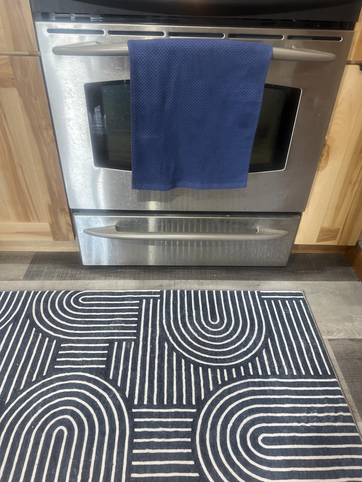 Homaxy 100% Cotton Waffle Weave Kitchen Dish Cloths, Ultra Soft Absorbent Quick Drying Dish Towels, 12 x 12 Inches, 6-Pack, Dark Grey customer photo 1