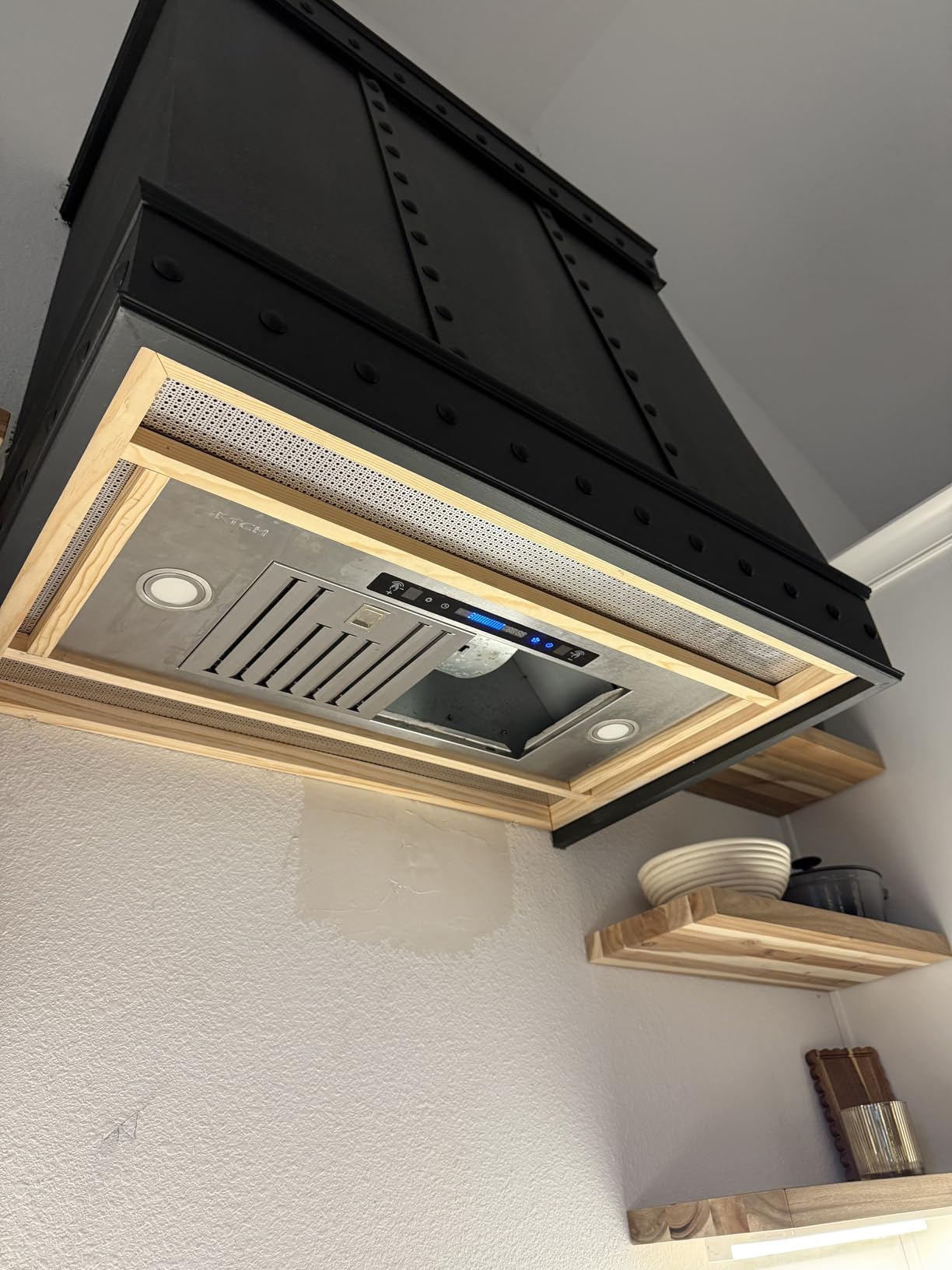 IKTCH 30 inch Built-in/Insert Range Hood 900 CFM, Ducted/Ductless Convertible Duct, Stainless Steel Kitchen Vent Hood with 4 Speed Gesture Sensing & Touch Control Panel(IKB01-30) customer photo 2