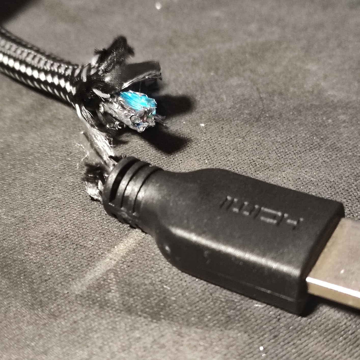 PowerBear 4K HDMI Cable 10 ft | High Speed Hdmi Cables, Braided Nylon & Gold Connectors, 4K @ 60Hz, Ultra HD, 2K, 1080P, ARC & CL3 Rated | for Laptop, Monitor, PS5, PS4, Xbox One, Fire TV, & More customer photo 2