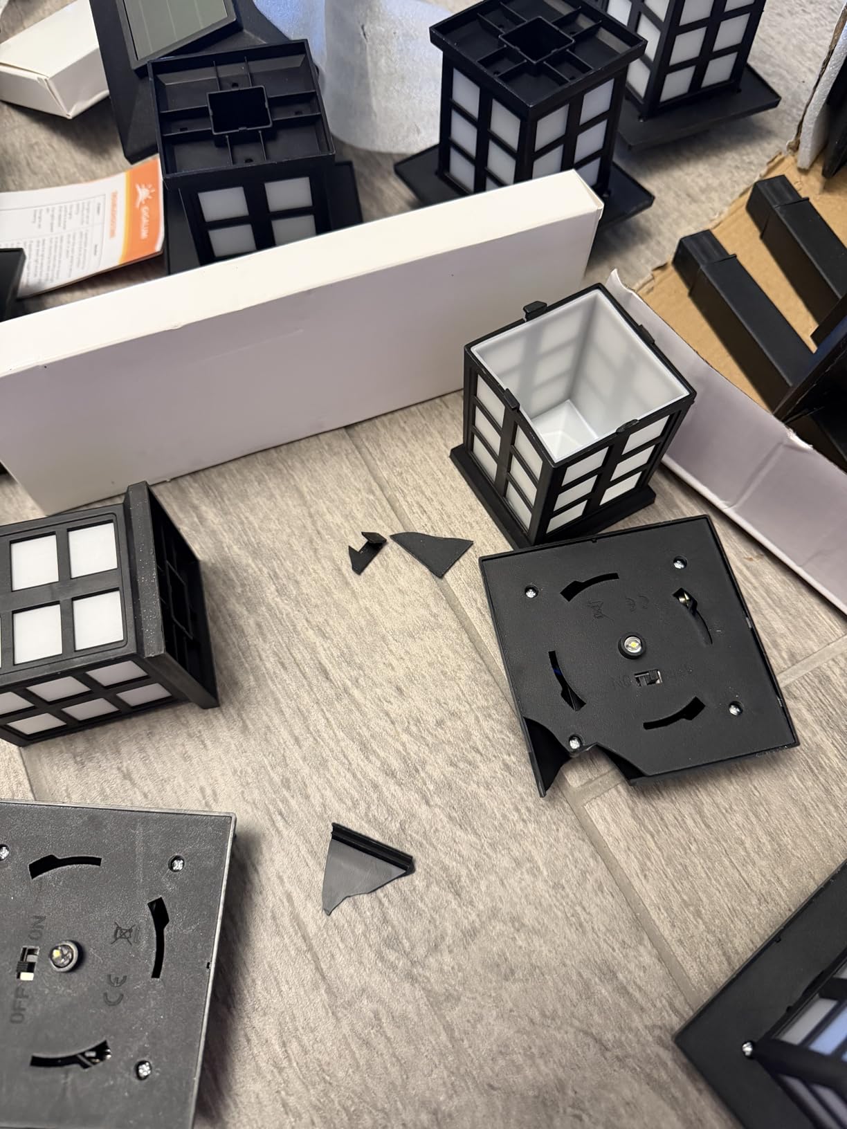 GIGALUMI Solar Outdoor Lights,12 Pack LED Solar Lights Outdoor Waterproof, Solar Walkway Lights Maintain 10 Hours of Lighting for Your Garden, Landscape, Path, Yard, Patio, Driveway customer photo 1