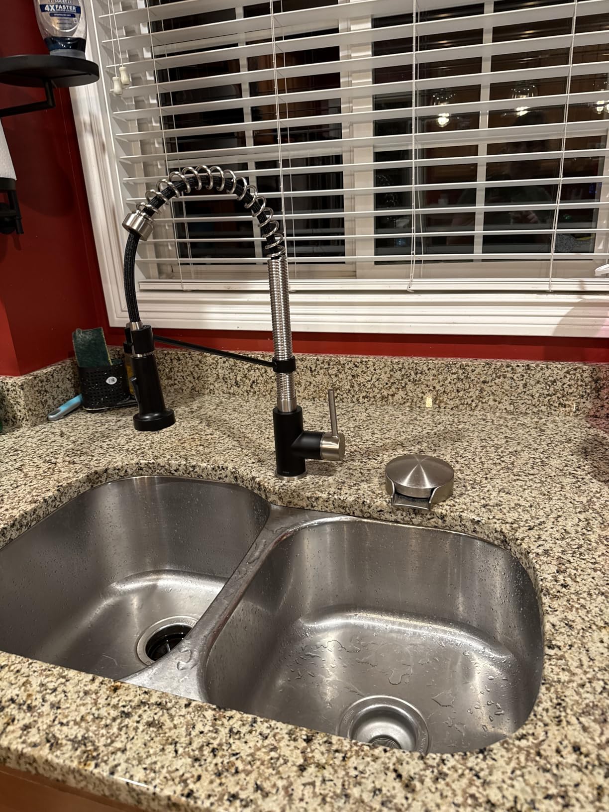 KRAUS Bolden Commercial Style 2-Function Single Handle Pull Down Kitchen Faucet in Spot-Free Stainless Steel customer photo 1