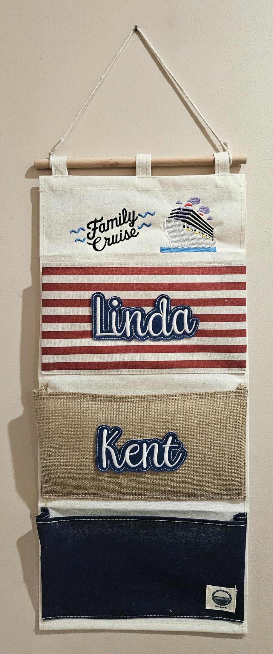 Cruise On Fish Extender Disney Cruise Gifts, 3-Pocket Hanging Organizer customer photo 1