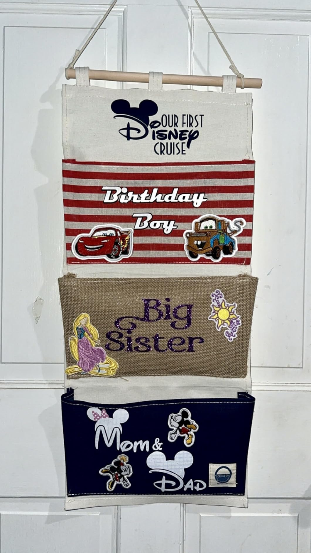Cruise On Fish Extender Disney Cruise Gifts, 3-Pocket Hanging Organizer customer photo 2