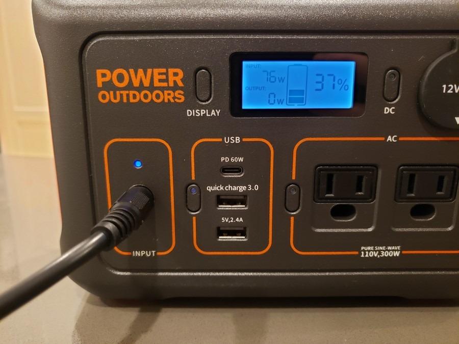 Jackery Portable Power Station Explorer 300, 292Wh Backup LiFePO4 Battery, Solar Generator for Outdoors Camping Travel Hunting Blackout customer photo 1