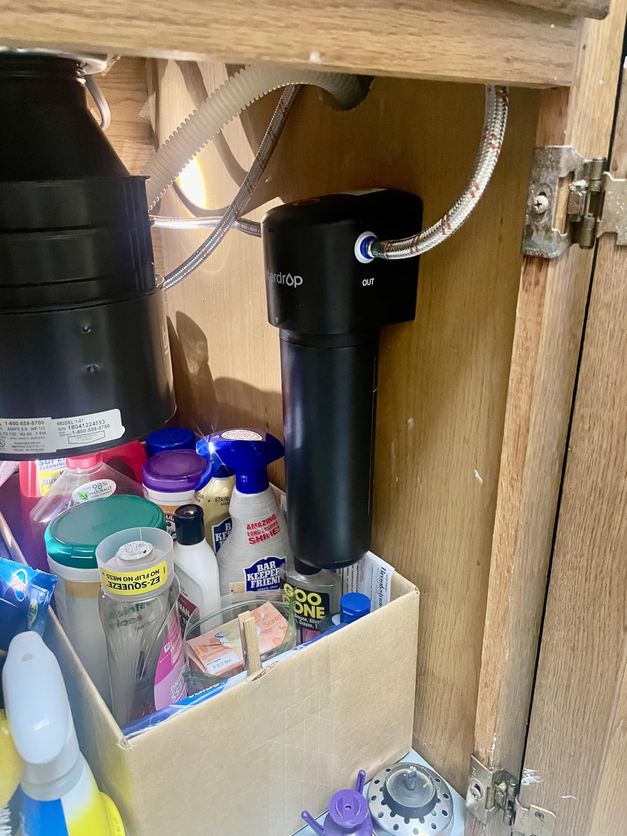 Waterdrop 10UA Under Sink Water Filter System, Reduces PFAS, PFOA/PFOS, Lead, Chlorine, Bad Taste & Odor, NSF/ANSI 42 Certified customer photo 1