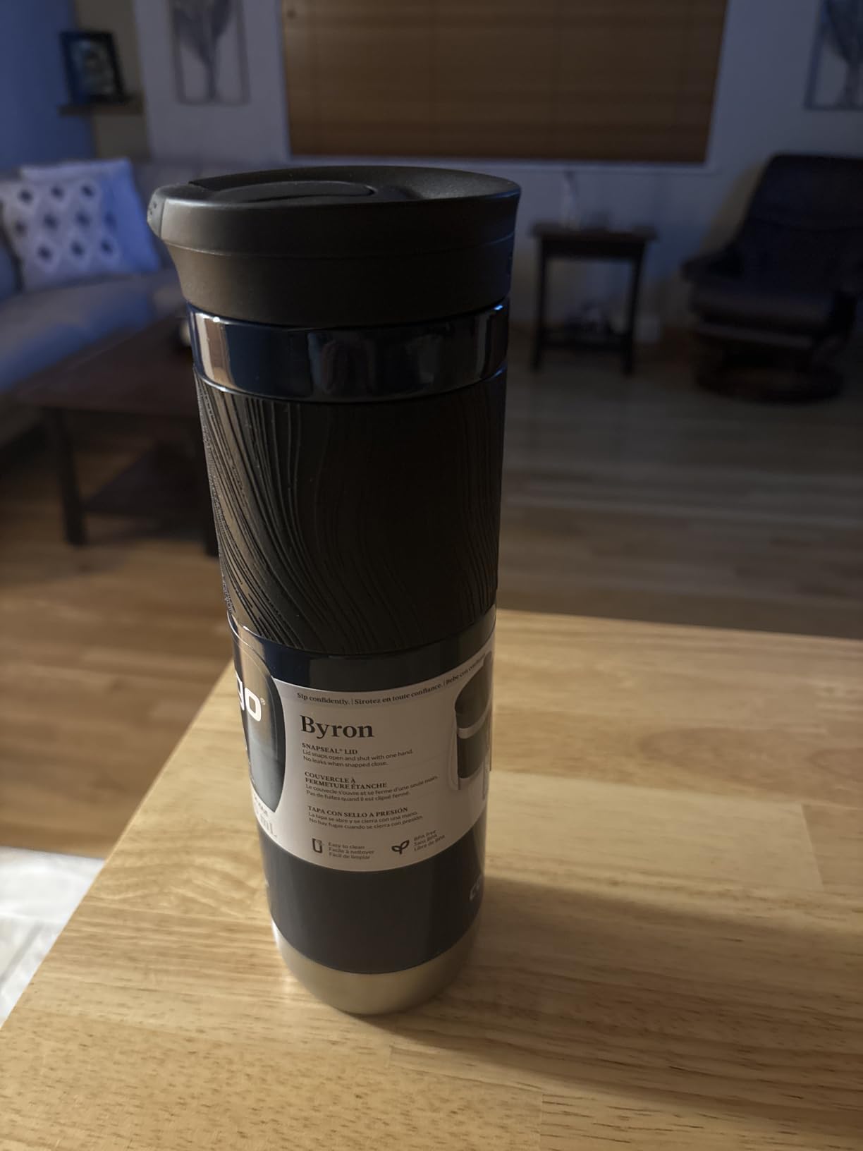 Contigo Byron Vacuum-Insulated Stainless Steel Travel Mug with Leak-Proof Lid, Reusable Coffee Cup or Water Bottle, BPA-Free, 20oz 2-Pack in Sake & Blue Corn Perfect for Hot and Cold Beverages customer photo 1