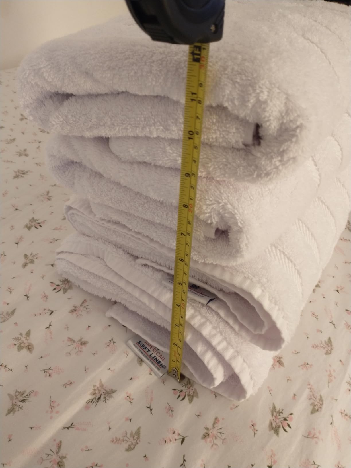 American Soft Linen Luxury 6 Piece Towel Set, 2 Bath Towels 2 Hand Towels 2 Washcloths, 600 GSM 100% Cotton Turkish Towels for Bathroom, Light Grey Towel Sets customer photo 1