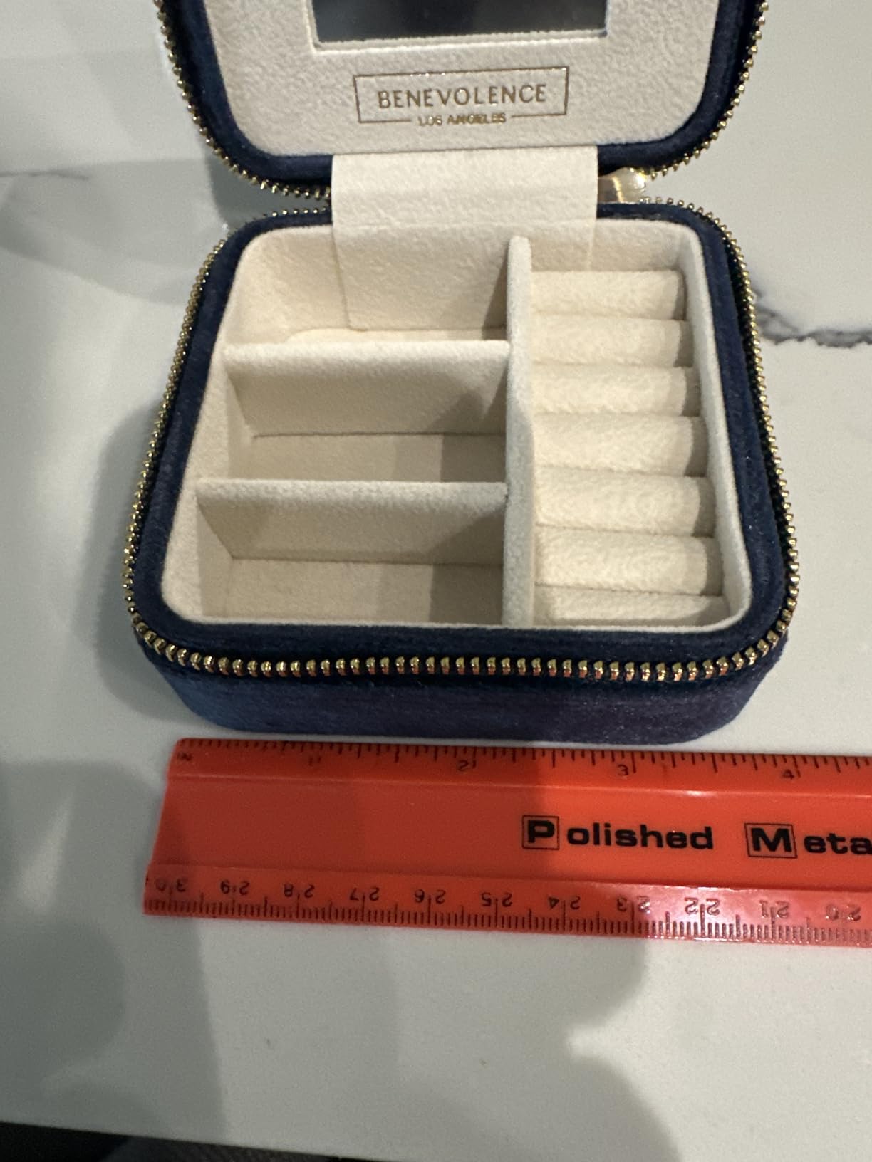 Benevolence LA Plush Velvet Jewelry Box | Travel Jewelry Case Organizer with Mirror | Featured in Oprah's Favorite Things | Gifts For Her (Emerald) customer photo 2