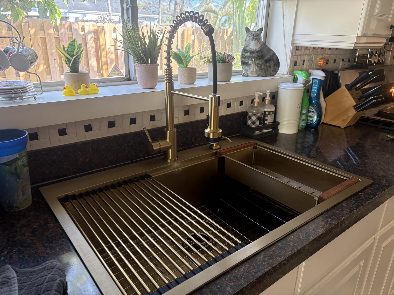 Lordear 33 Inch Drop In Kitchen Sink Workstation All In One SUS304 16 Gauge Stainless Steel 33x22 Drop In Sinks Single Bowl customer photo 1