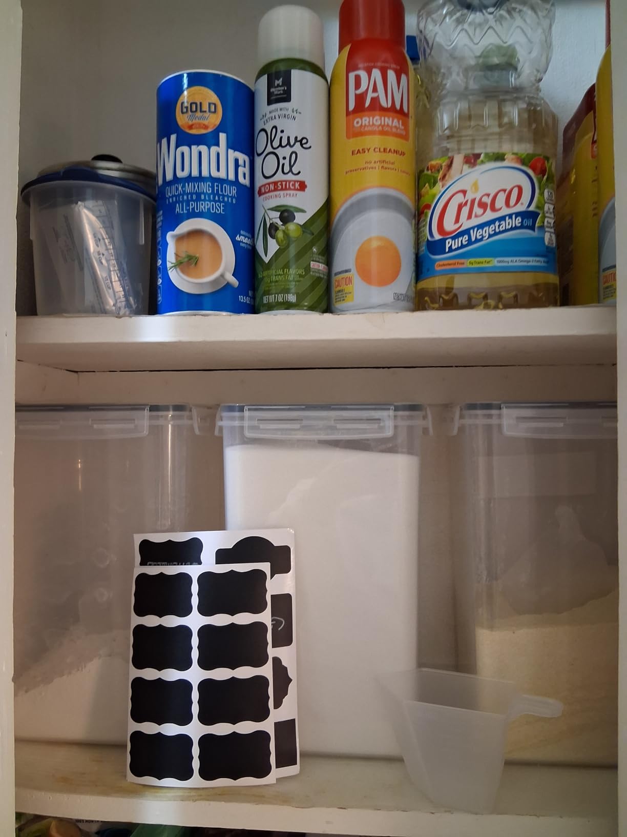 Vtopmart 4 PCS Large Food Storage Containers 5.2L / 175oz, BPA Free Plastic Airtight Canisters customer photo 1