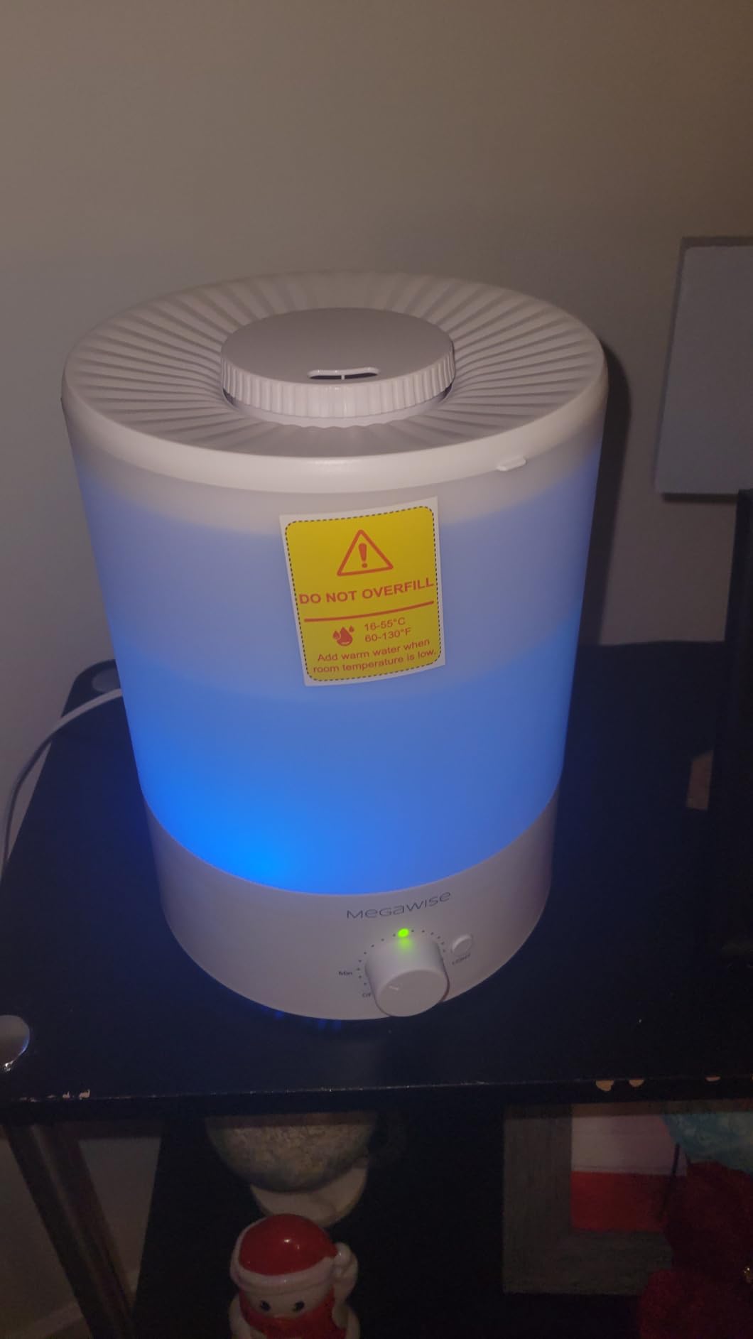 MegaWise Ultrasonic Cool Mist Humidifier SK7620 - 1.5L Capacity, Whisper-Quiet Operation, Adjustable Mist Output, Auto Shut-Off - Ideal for Home, Office, Baby Room, and Bedroom customer photo 2