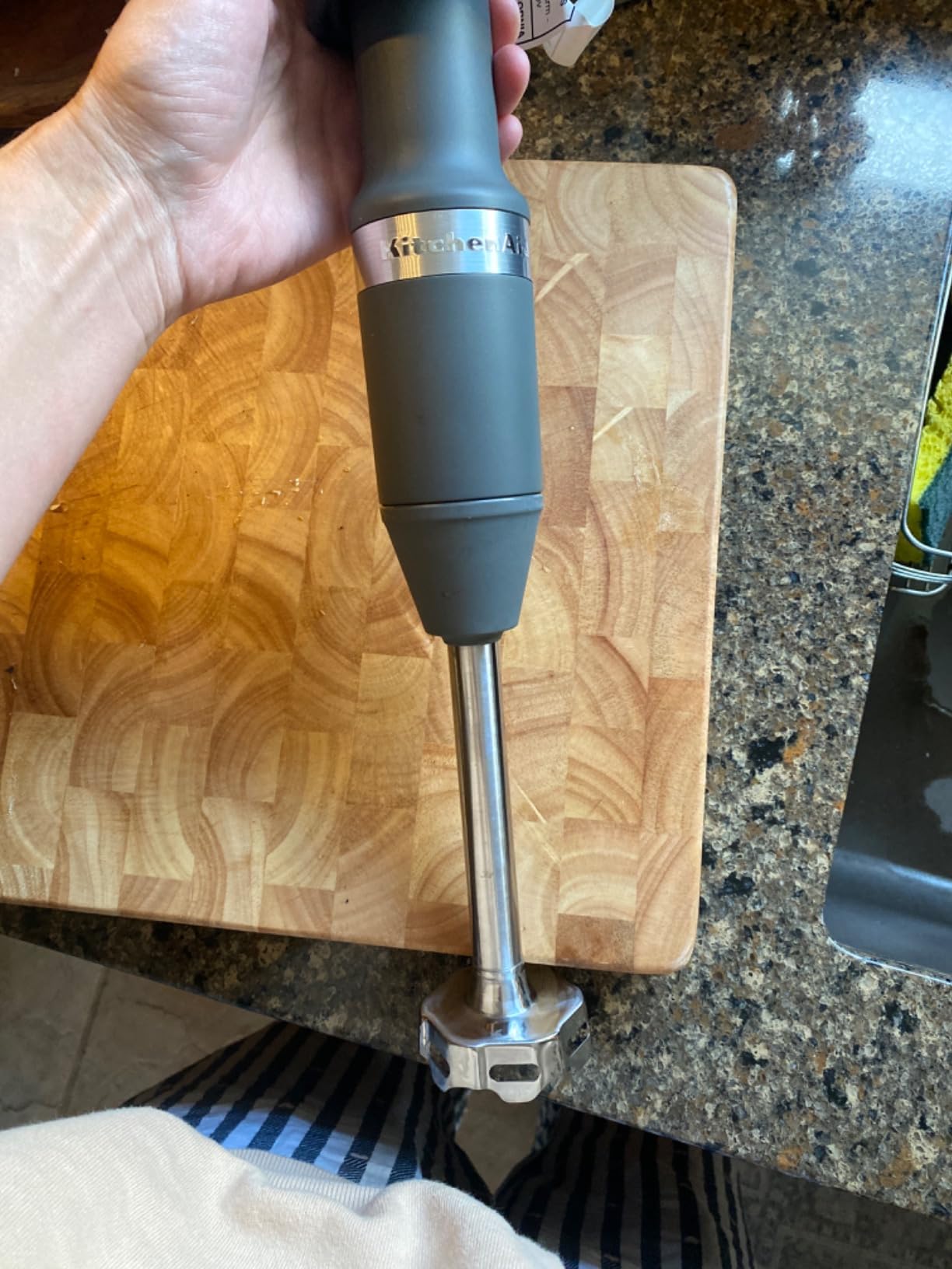 KitchenAid Variable Speed Corded Hand Blender - Charcoal Grey customer photo 1