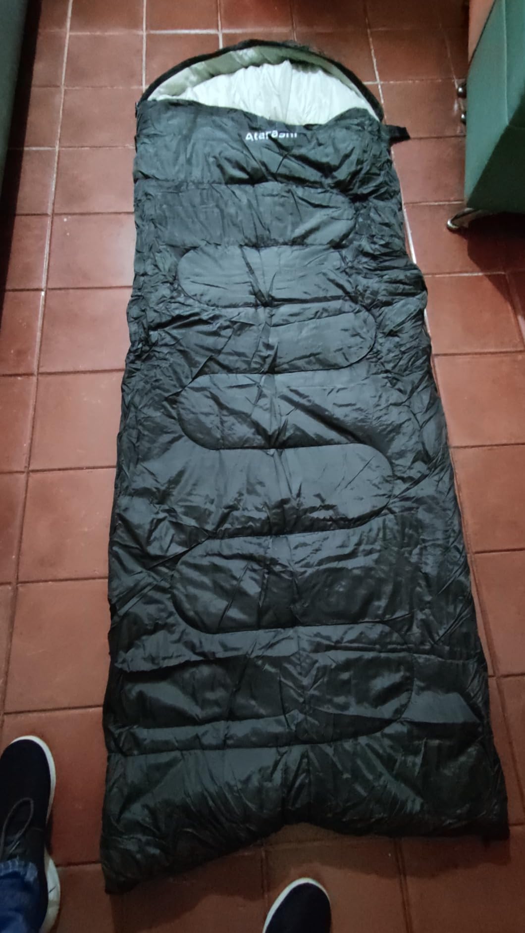 Atarashi Camping Sleeping Bag- 4 Seasons for Adults, Light, Warm, Extra-Large with Compression Sack- Great for Hiking, Backpacking & Outdoor Adventures customer photo 2