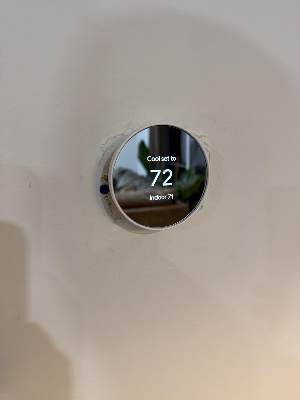 Google Nest Thermostat - Smart Thermostat for Home - Programmable Wifi Thermostat - Snow customer photo 1