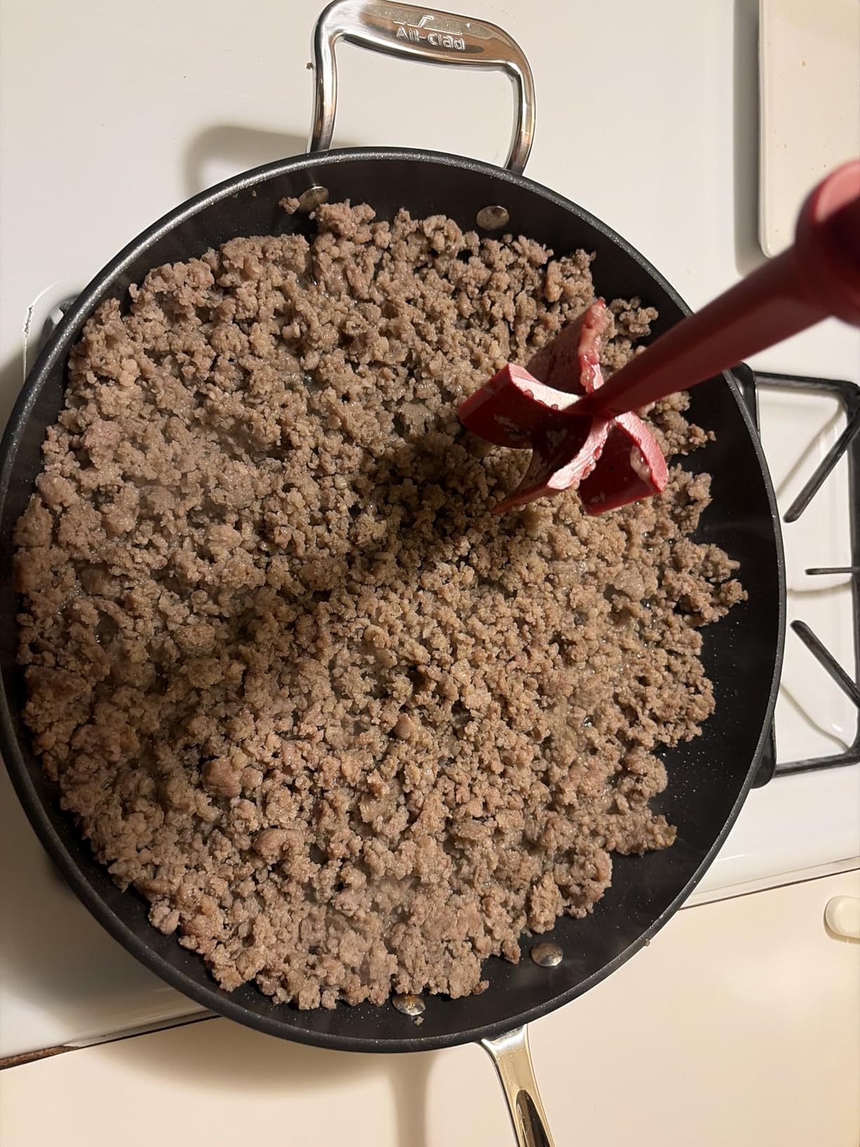 Meat Chopper, Hamburger Grinder, Premium Heat Resistant Smasher for Ground Beef, Burger Grinder Nylon Potato Mix Tool customer photo 1