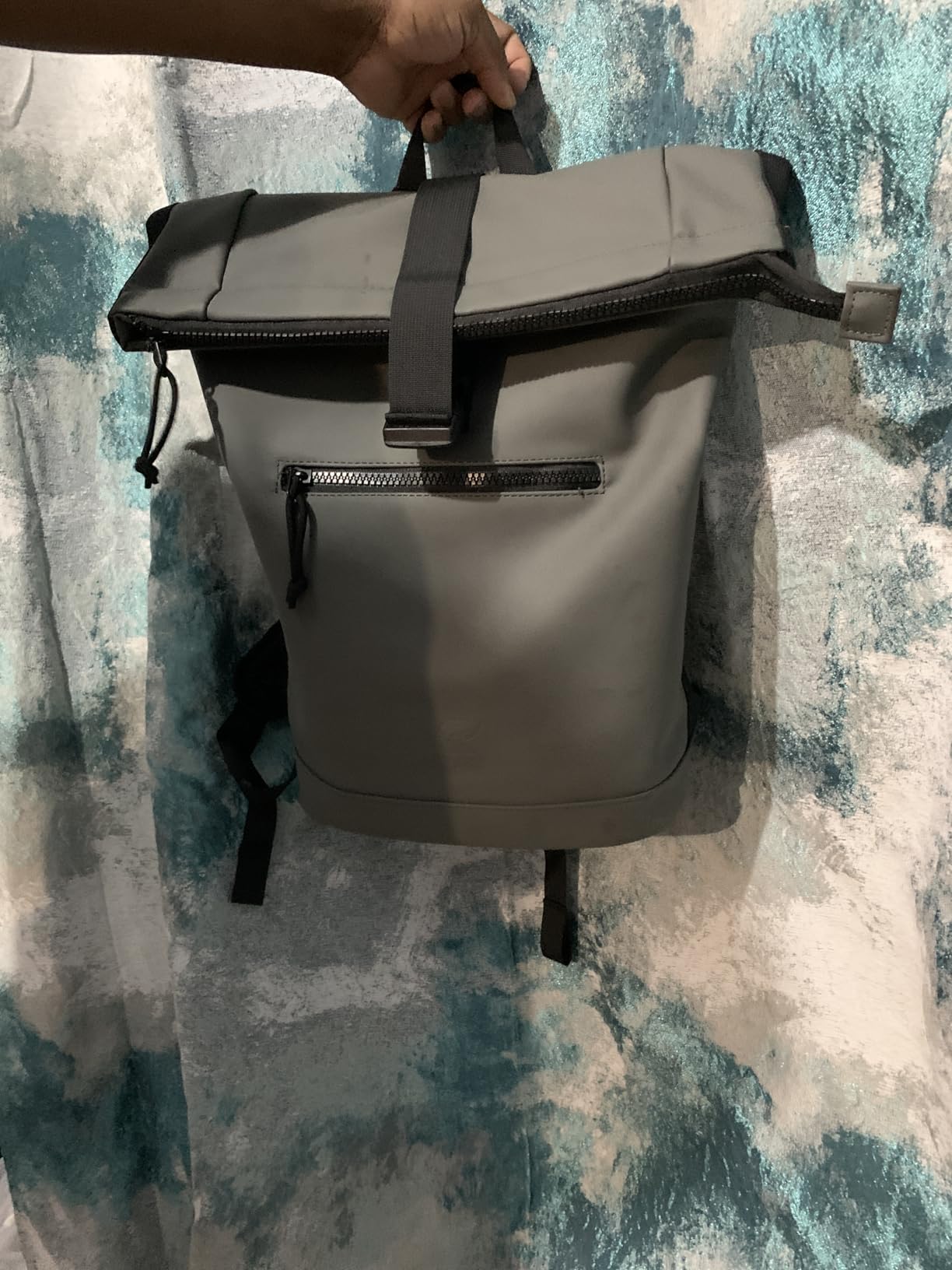 X RAY Expandable Roll Top Waterproof Trendy Backpack With Laptop Pocket (Slate) customer photo 1