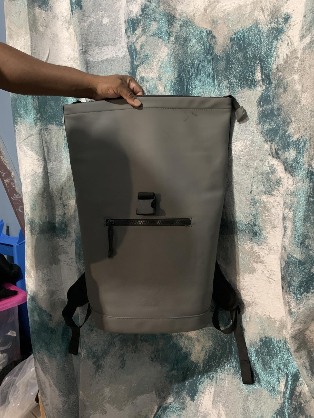 X RAY Expandable Roll Top Waterproof Trendy Backpack With Laptop Pocket (Slate) customer photo 2