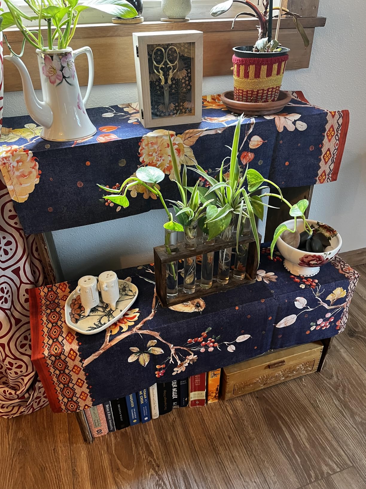 Maison d Hermine Kitchen Towels Set of 3 100% Cotton 27.50x20 Reusable Cloth Tea Dish Towels Absorbent with Hanging Loop for Kitchen Spring/Summer (Marquise) customer photo 1