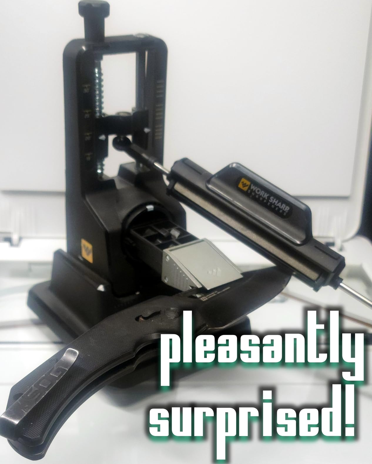 Work Sharp Precision Adjust Knife Sharpener Kit, Sharpens All Pocket and Kitchen Knives with ease & control customer photo 1