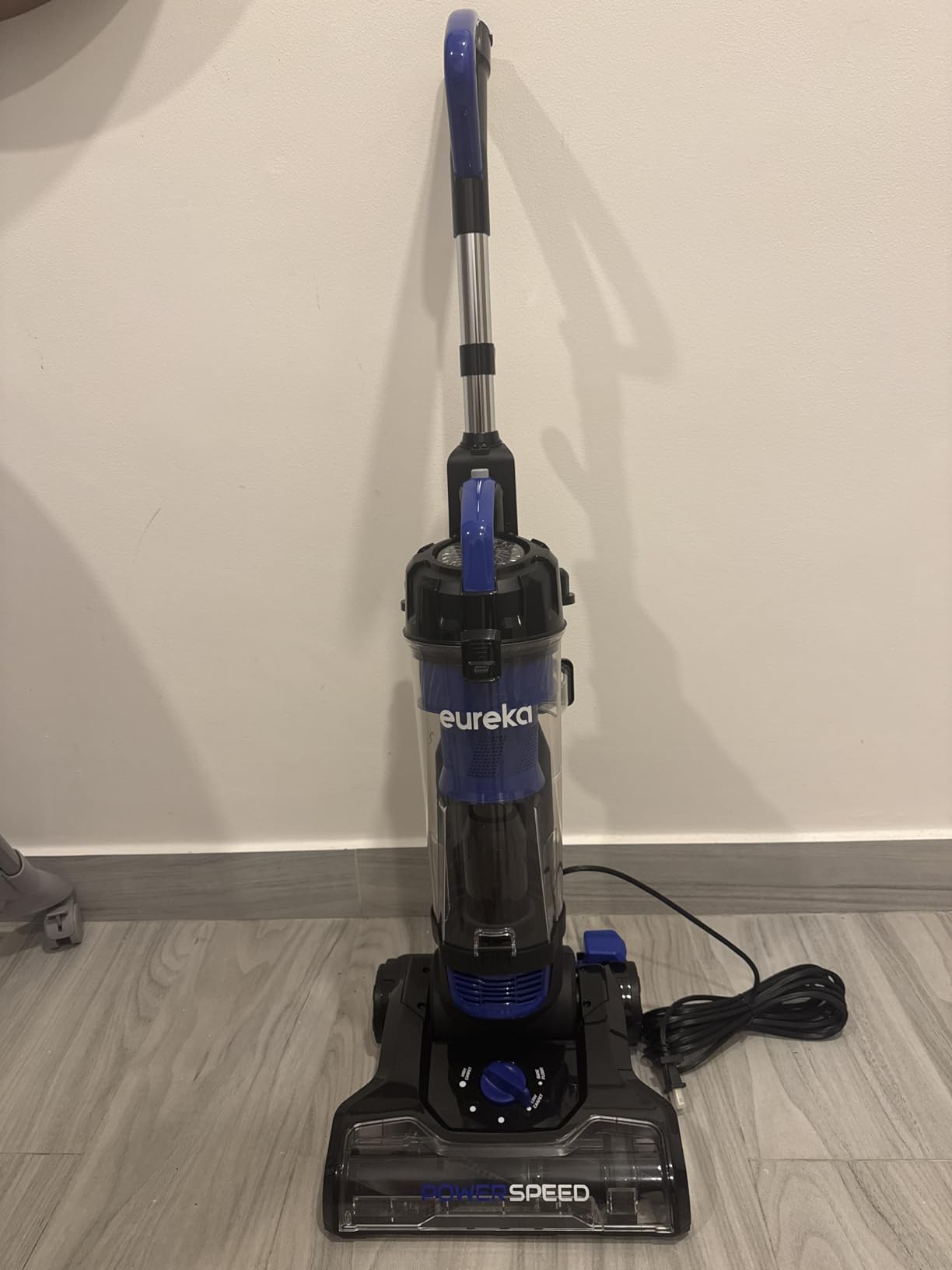 Eureka Lightweight Powerful Upright Vacuum Cleaner for Carpet and Hard Floor, PowerSpeed, New Model, Blue, black/New Model customer photo 2
