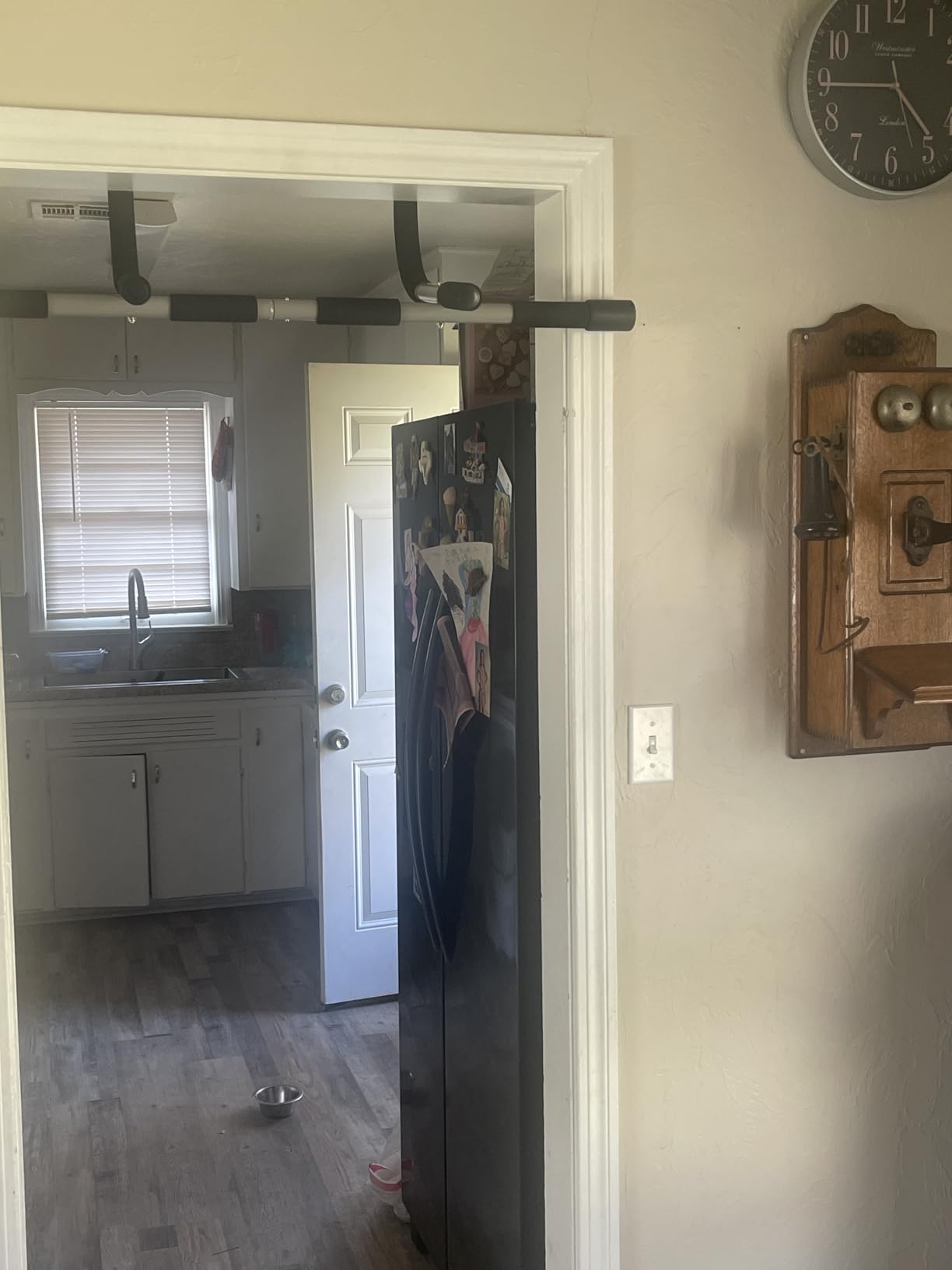 Ally Peaks Pull Up Bar for Doorway | Thickened Steel Max Limit 440 lbs Upper Body Fitness Workout Bar| Multi-Grip Strength for Doorway | Indoor Chin-Up Bar Fitness Trainer for Home Gym Portable customer photo 2