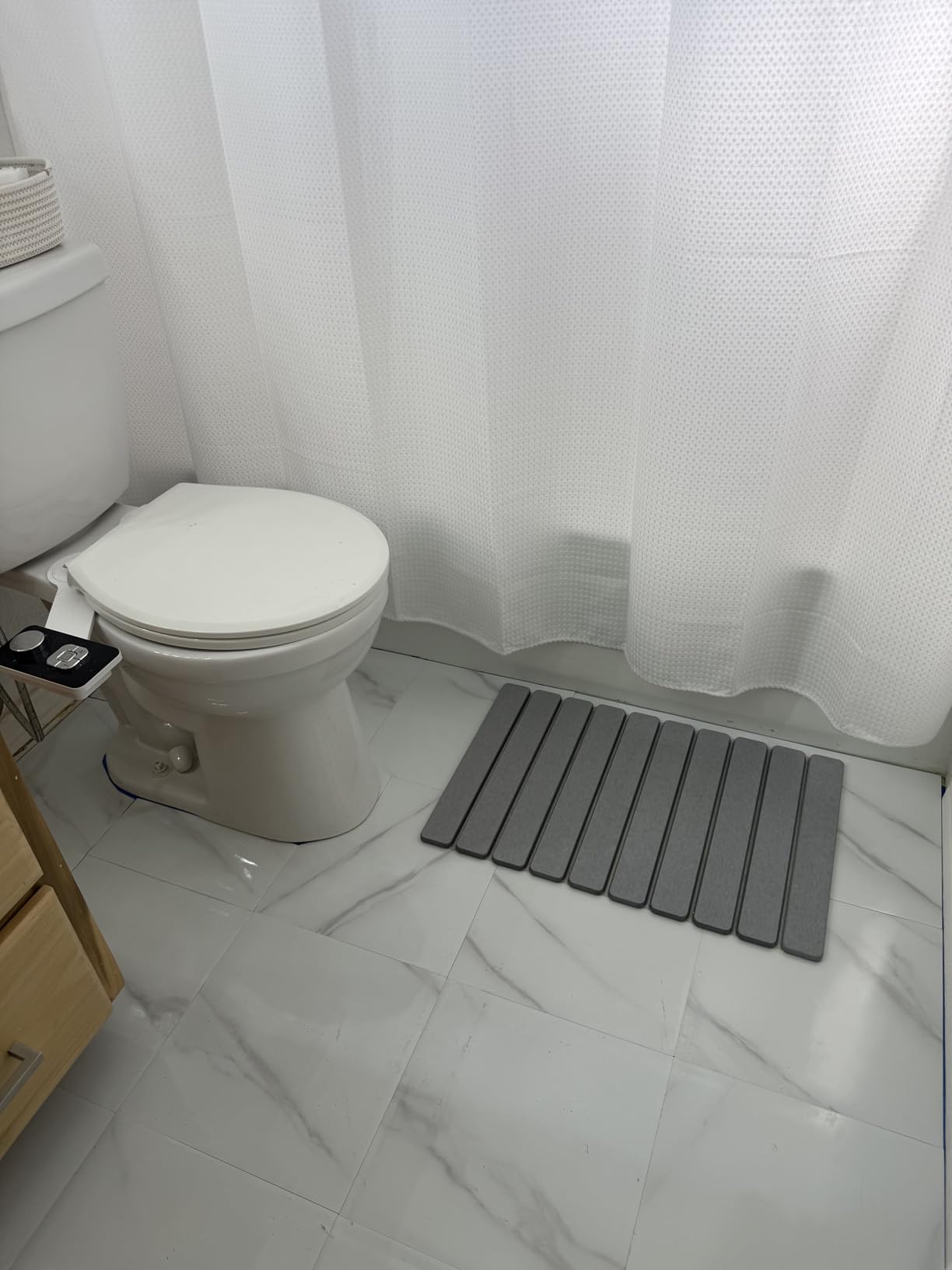 WESTICK Peel and Stick Floor Tile Bathroom 12