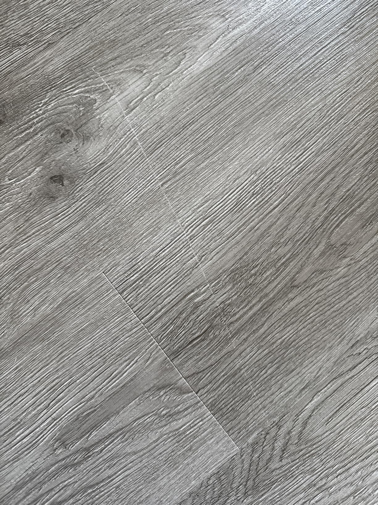 Art3d Peel and Stick Floor Tile Vinyl Wood Plank 36-Pack 54 Sq.Ft, Deep Gray, Rigid Surface Hard Core Easy DIY Self-Adhesive Flooring customer photo 2