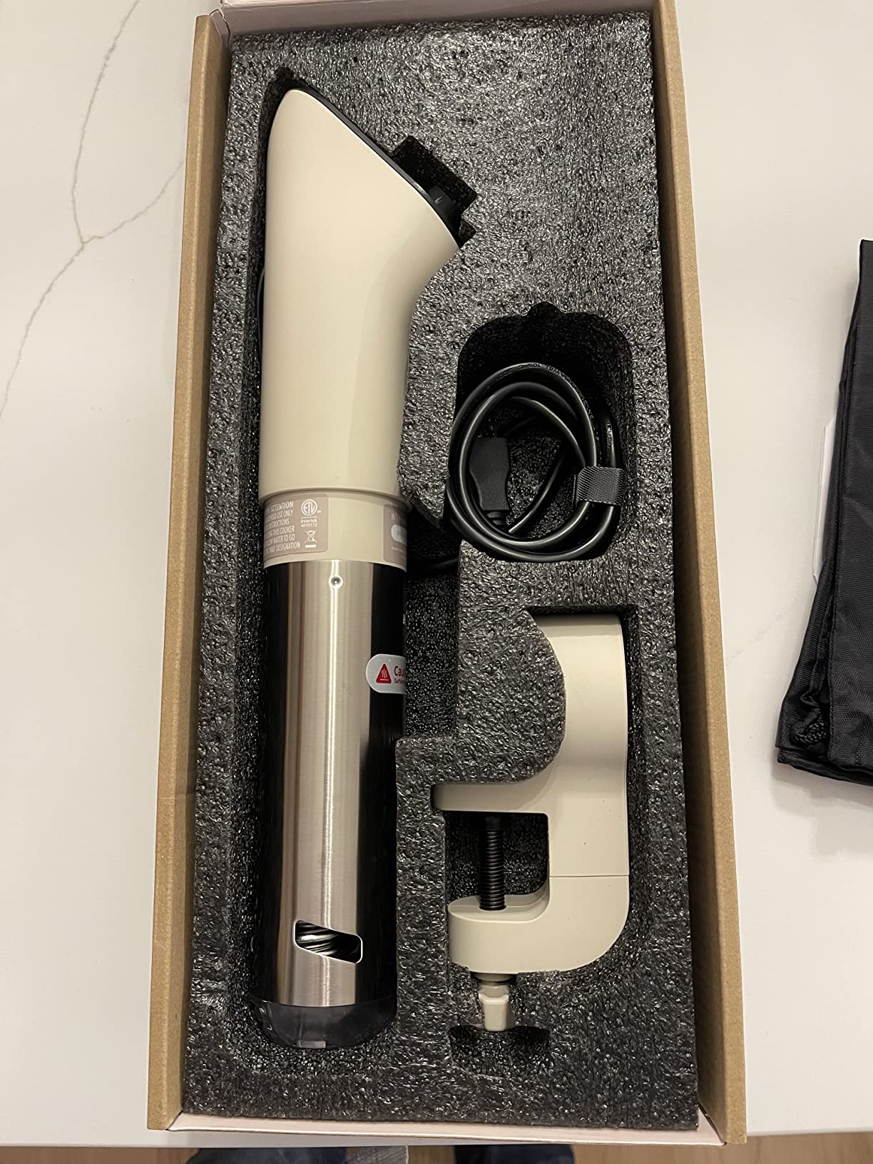 Greater Goods Kitchen Sous Vide Machine - Precision Cooker, Immersion Circulator, Brushless Motor, 1100 Watts (Onyx Black) customer photo 1