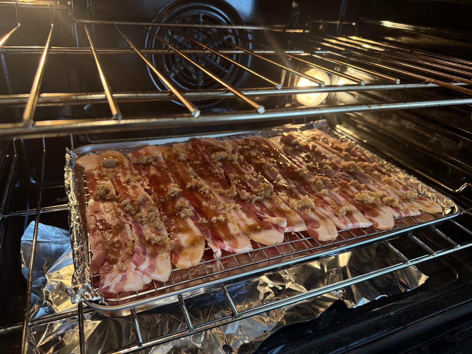 ROTTAY Baking Sheet with Rack Set (2 Pans + 2 Racks), Stainless Steel Cookie Sheet with Cooling Rack, Nonstick Baking Pan, Warp Resistant & Heavy Duty & Rust Free, Size 16 x 12 x 1 Inches customer photo 2