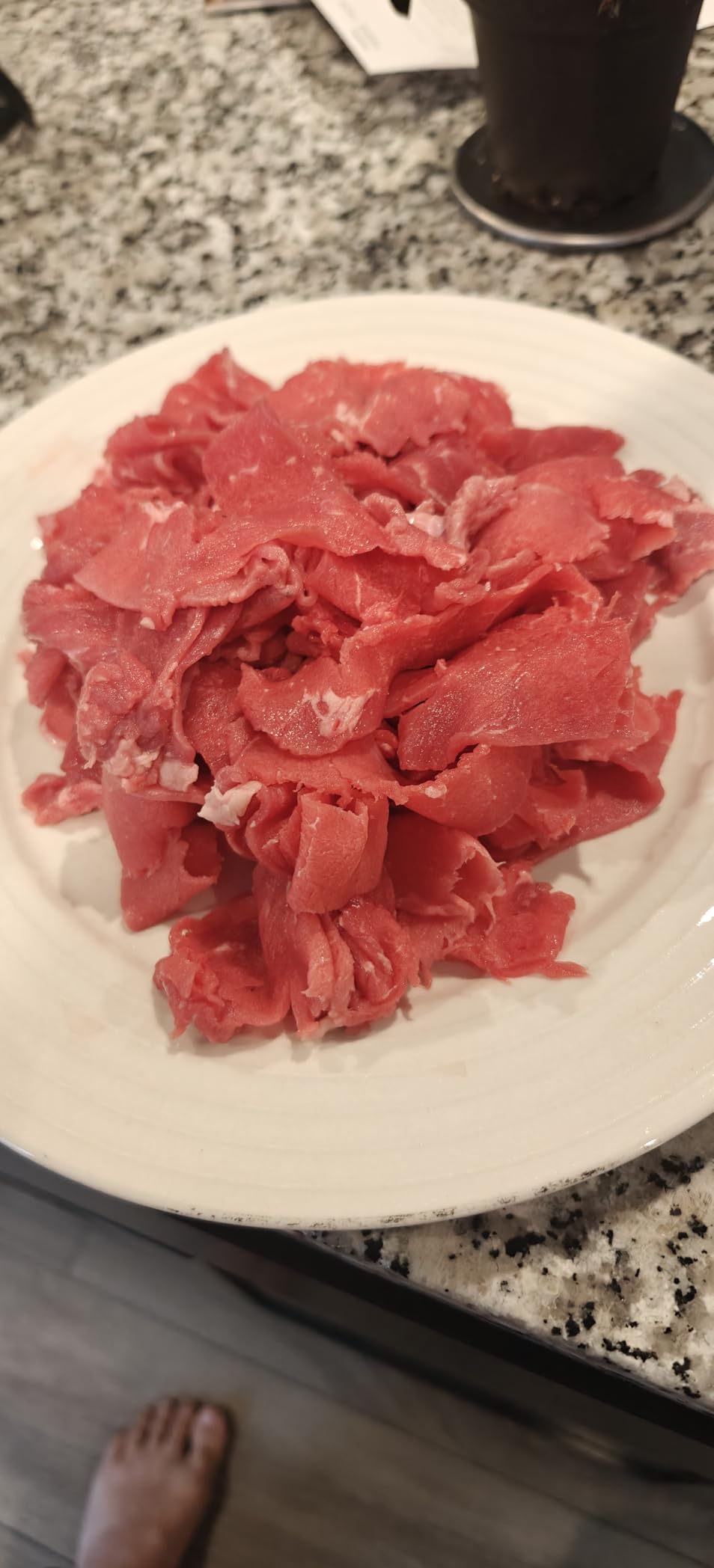 Meat Slicer, 200W Electric Food Slicer with 2 Removable 7.5'' Stainless Steel Blades and Stainless Steel Tray, Child Lock Protection, Adjustable Thickness, Food Slicer Machine for Meat Cheese Bread customer photo 2