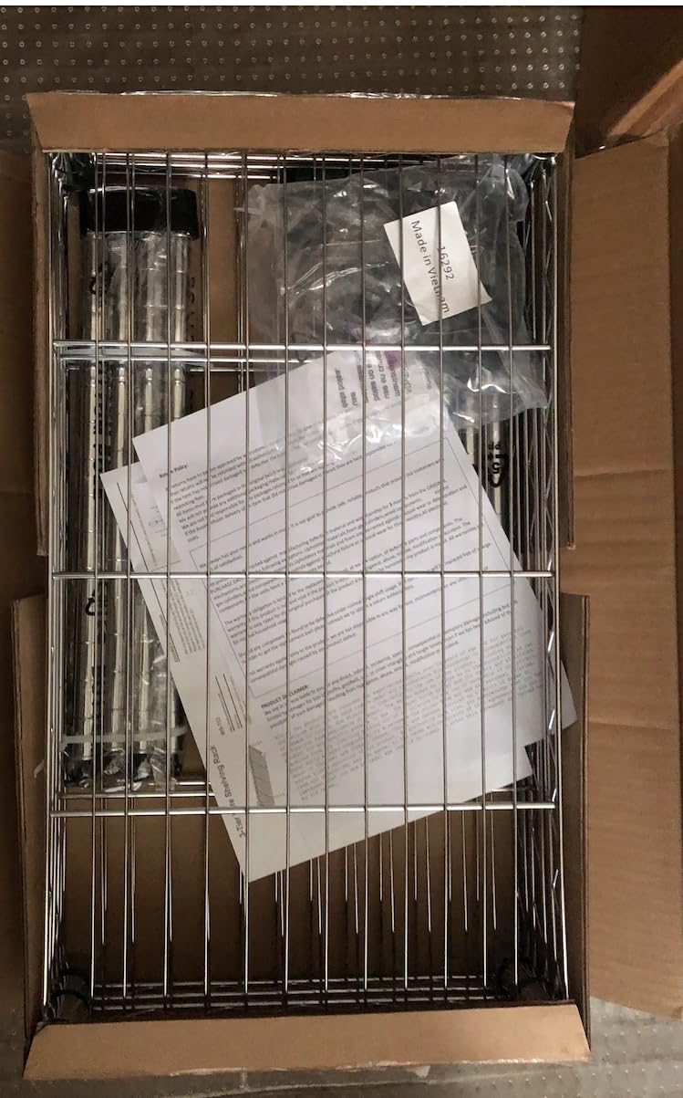 FDW | 6-Tier Wire Storage Shelves with Wheels | 45