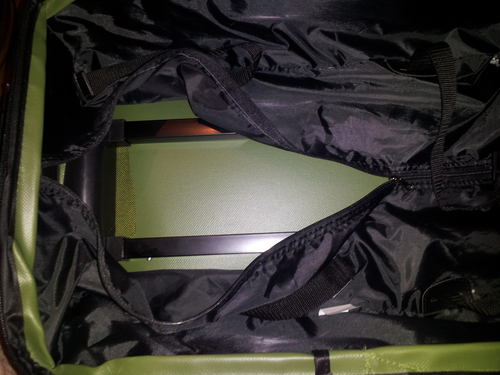 U.S. Traveler Rio Lightweight Softside Rolling Carry-on Suitcase, 2-Wheel Set, Teal customer photo 2