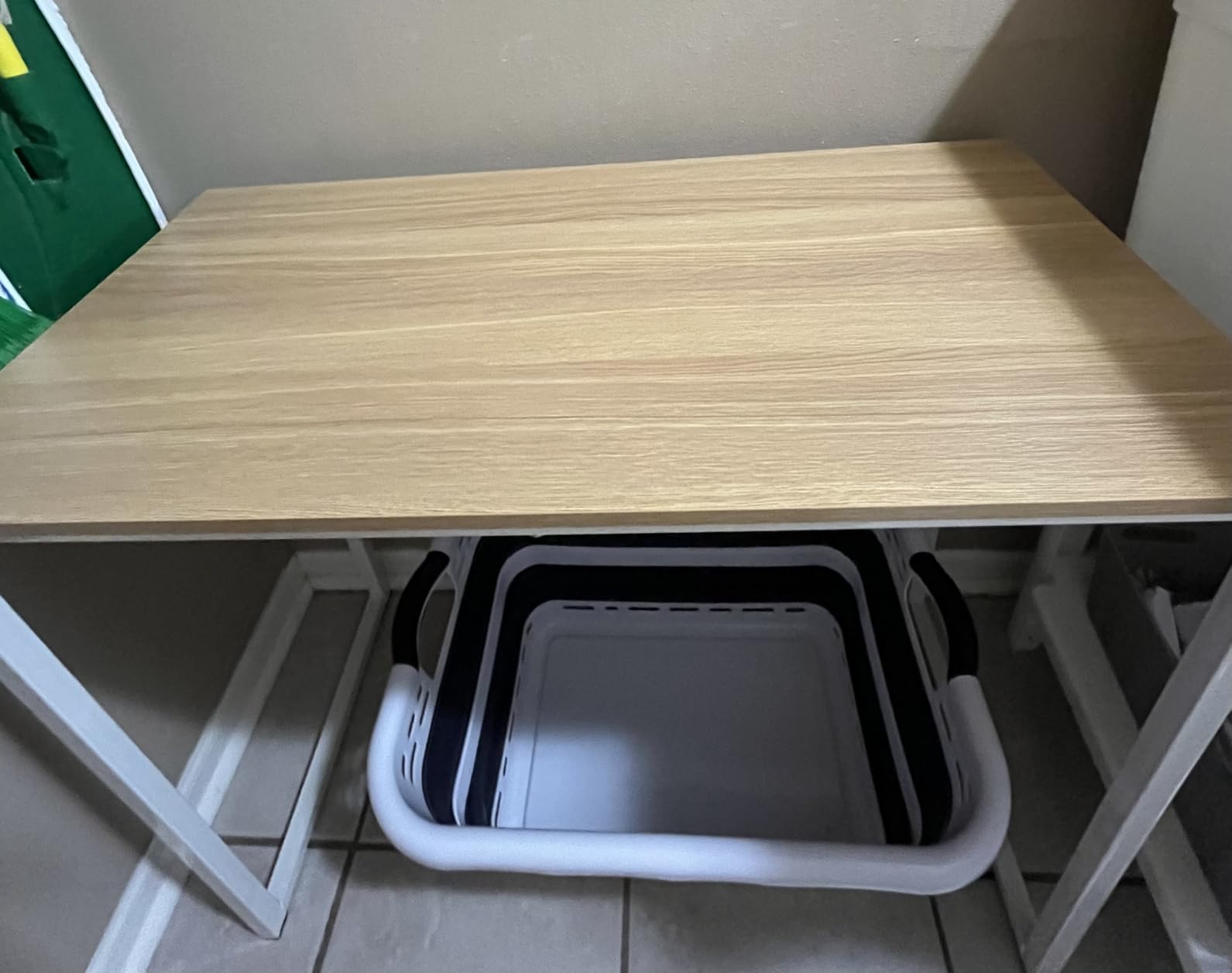 SHW Mission 40-Inch Home Office Computer Desk, Black customer photo 2