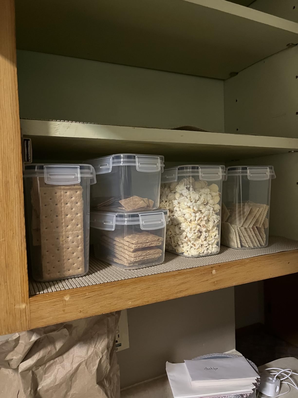 Airtight Food Storage Containers with Lids, Vtopmart 24 pcs Plastic Kitchen and Pantry Organization Canisters for Cereal, Dry Food, Flour and Sugar, BPA Free, Includes 24 Labels customer photo 1