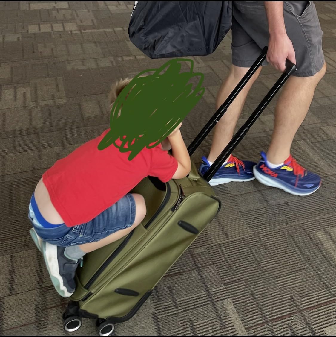 SHOWKOO Luggage Sets 3 Piece Softside Expandable Lightweight Durable Suitcase Sets Double Spinner Wheels TSA Lock Blue (20in/24in/28in) customer photo 1