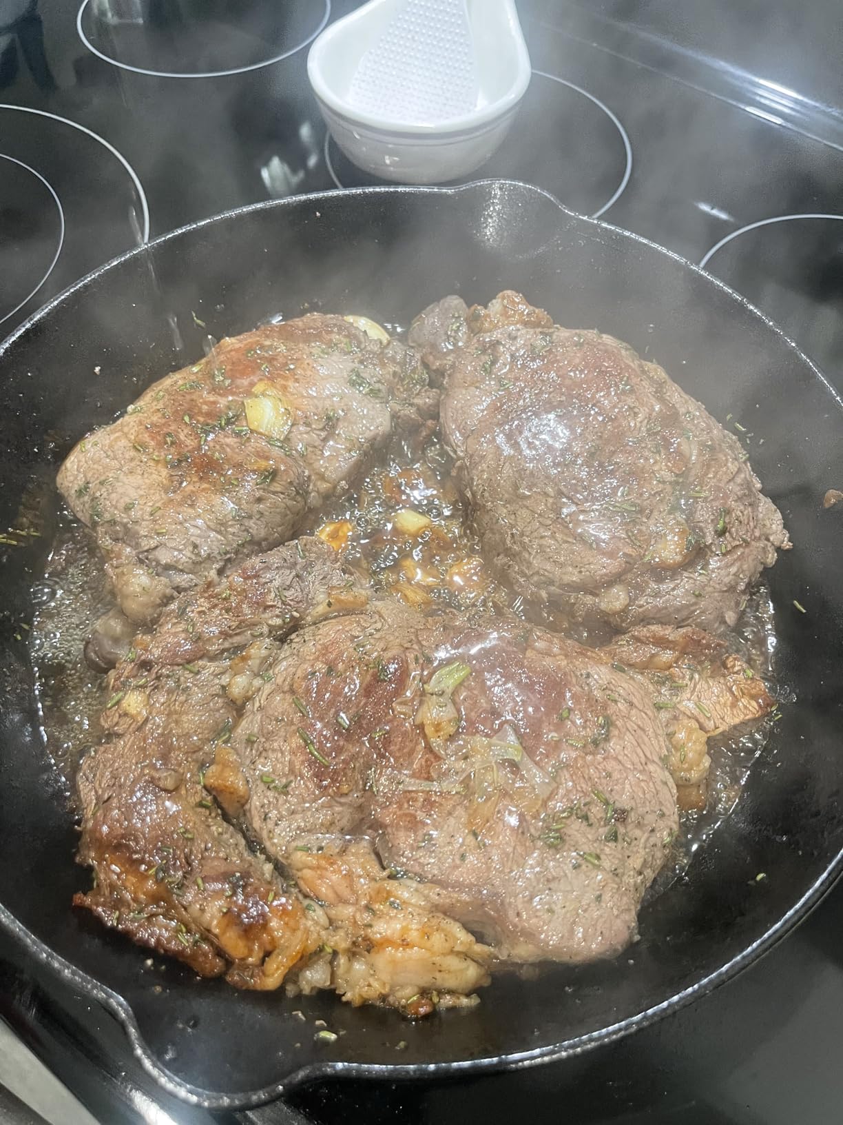 Cuisinel Cast Iron Skillet with Lid - 12