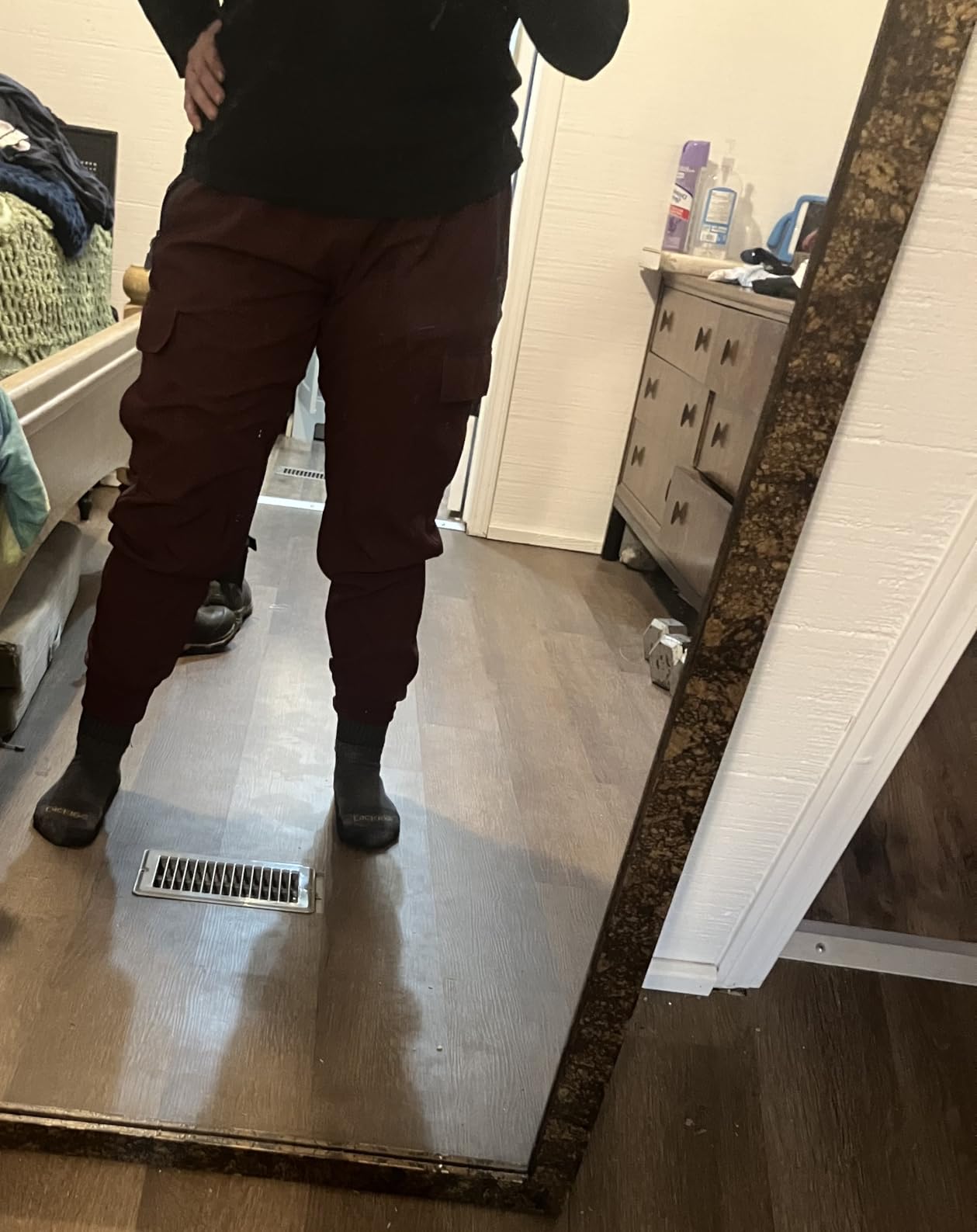 Women's Cargo Joggers Lightweight Quick Dry Hiking Pants Athletic Lounge Casual Travel customer photo 2