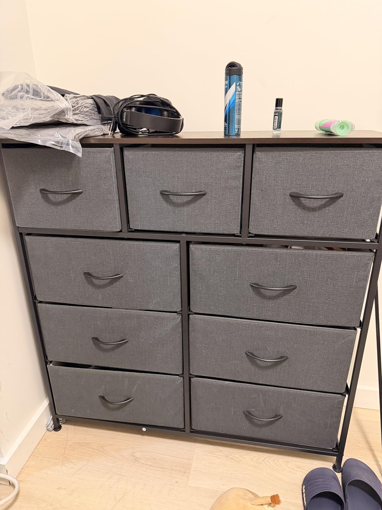 WLIVE 9-Drawer Dresser, Fabric Storage Tower for Bedroom, Hallway, Entryway, Closet, Tall Chest Organizer Unit customer photo 2
