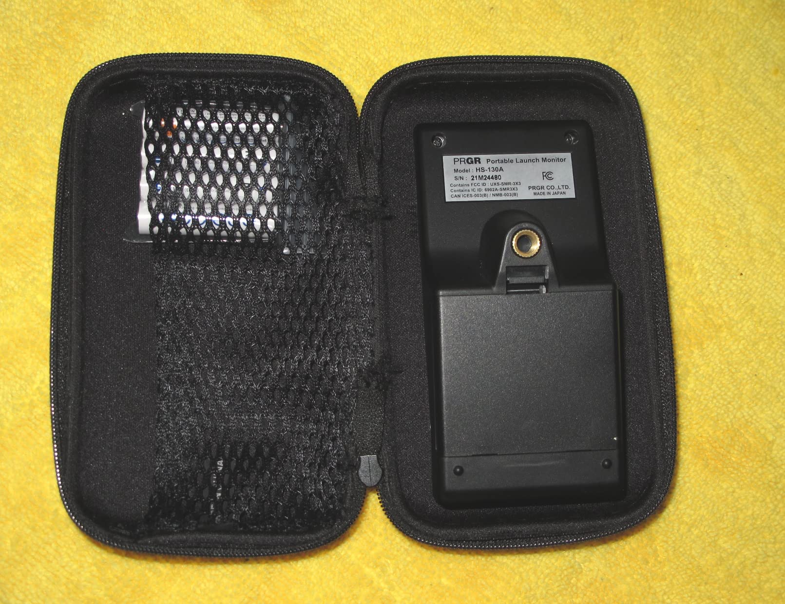 PRGR HS 130-A Portable Golf Launch Monitor | Doppler Radar Measures Club & Ball Speed, Smash Factor, Total & Carry Distance customer photo 2