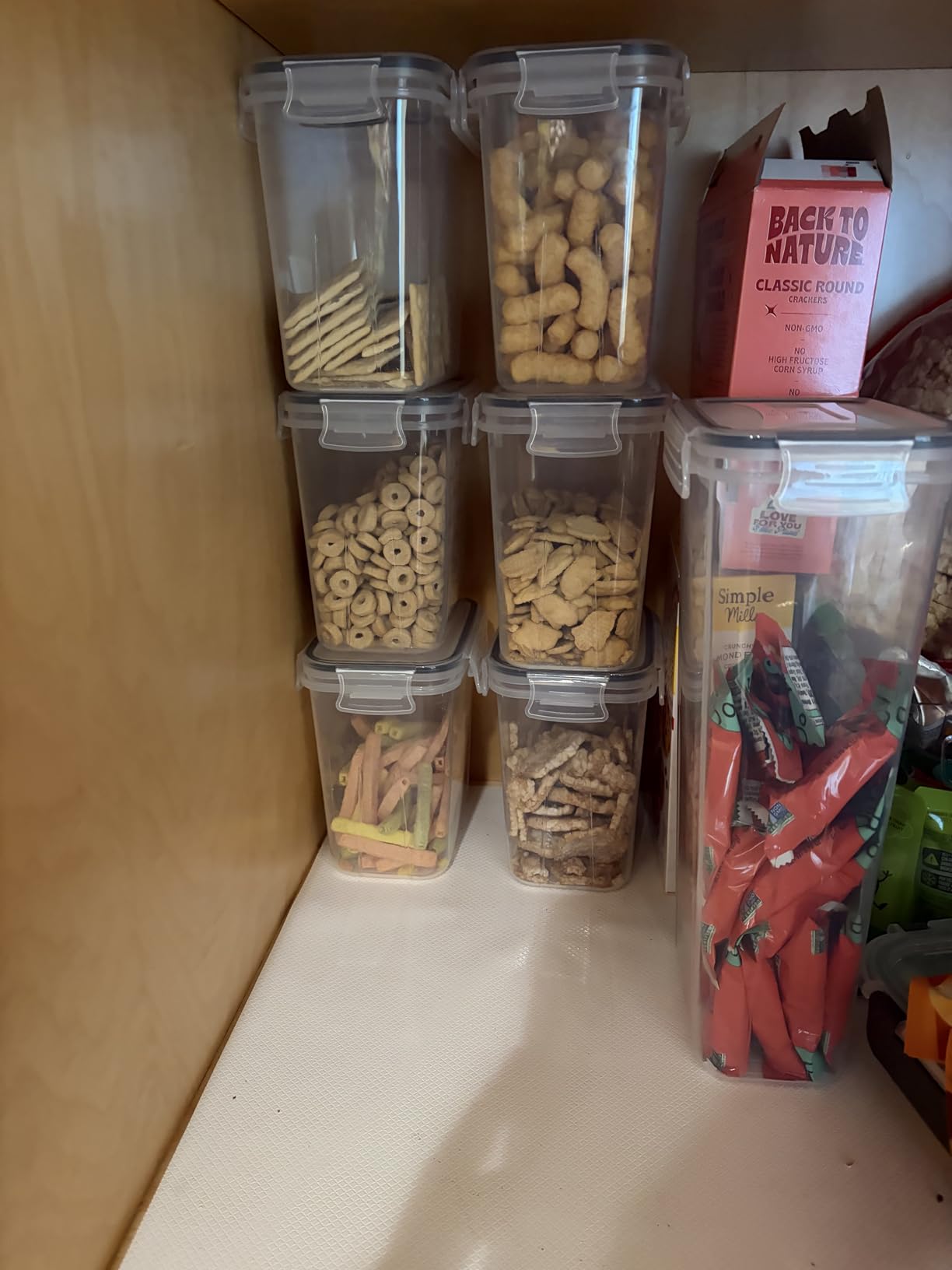 PRAKI Airtight Food Storage Containers Set with Lids - 24 PCS, BPA Free Kitchen and Pantry Organization, Plastic Leak-proof Canisters for Cereal Flour & Sugar - Labels & Marker customer photo 1