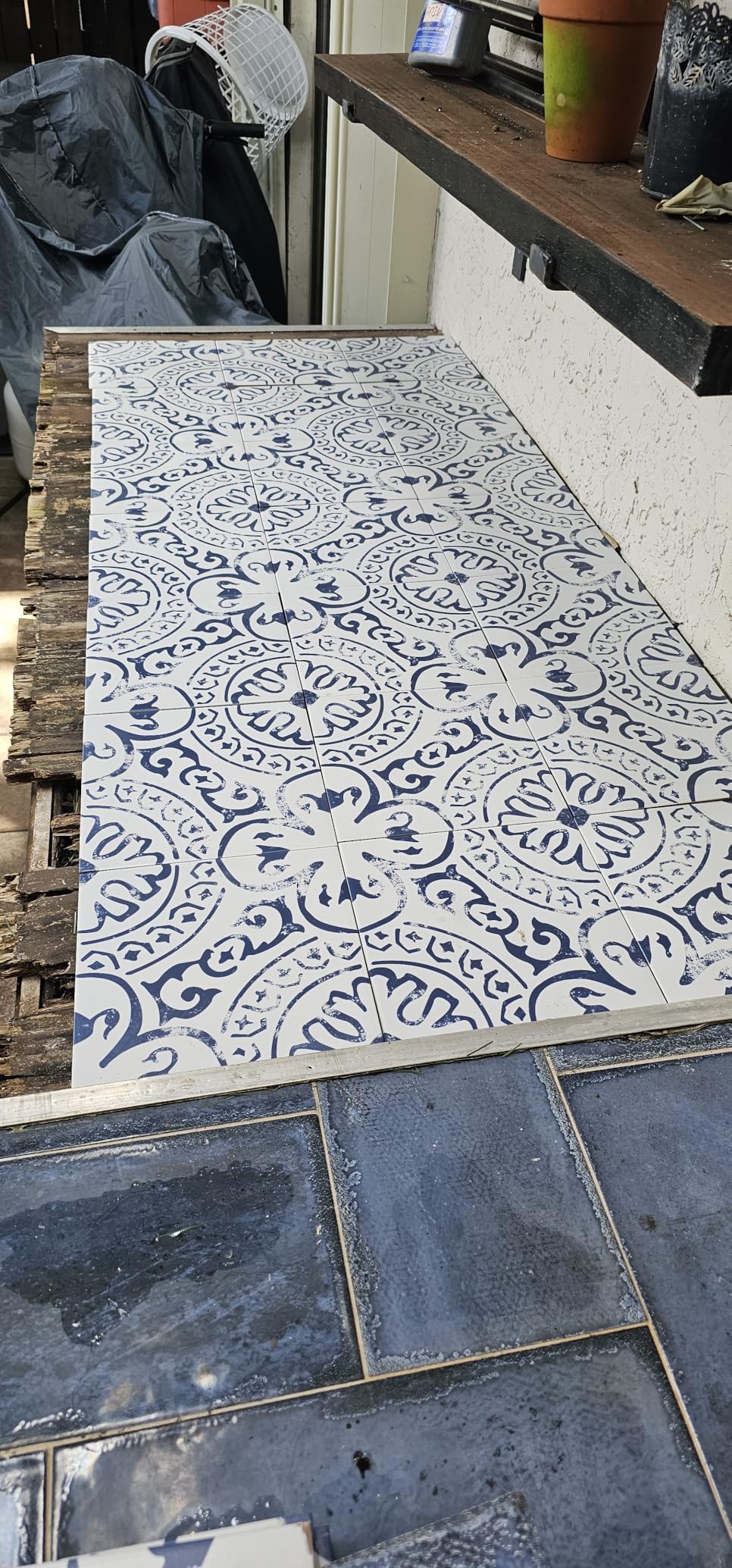 MSI La Paloma 8x8in.Encaustic Glazed Porcelain Wall Floor Tile Flooring customer photo 1